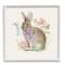 Stupell Industries Spring Bunny Rabbit Easter Eggs Blossoming Flowers Framed Giclee Art